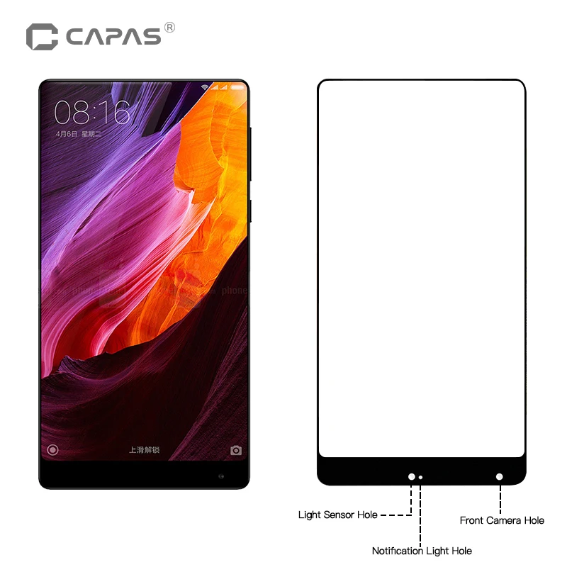 Закаленное стекло для Xiaomi Mi Mix защита экрана оригинальные capas почти полное