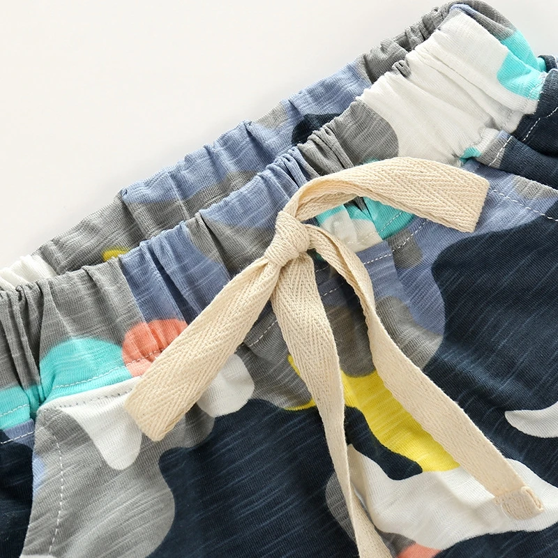 Прямая поставка летняя детская одежда комплект из двух предметов шорты с