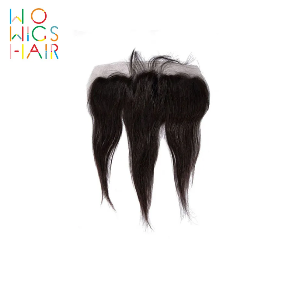 Волосы WoWigs индийские волосы прямые Remy 3 пряди лучшая кружевная
