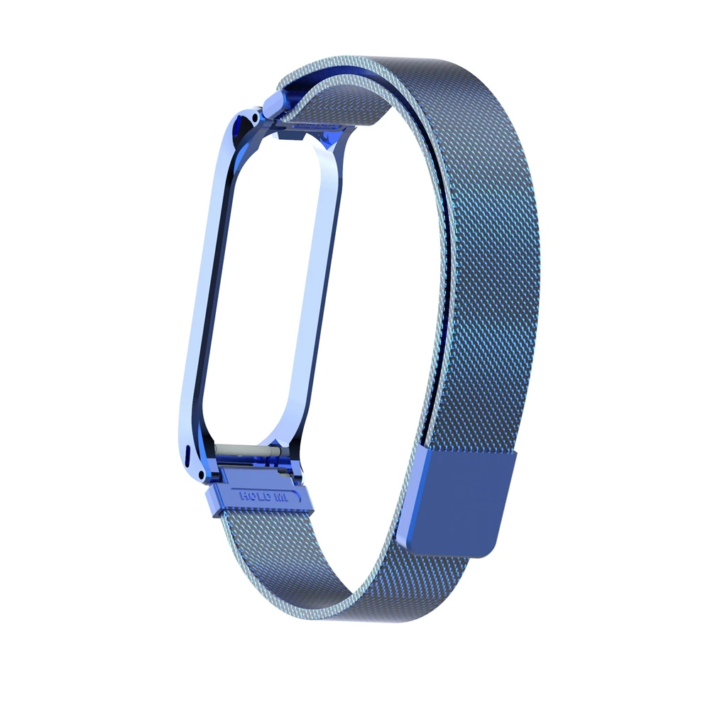 Роскошный ремешок из нержавеющей стали для mi Band 4, фитнес-трекер, модная металлическая пряжка для ремня, браслет, ремешок для Xiaomi mi, группа 4, смарт-аксессуар