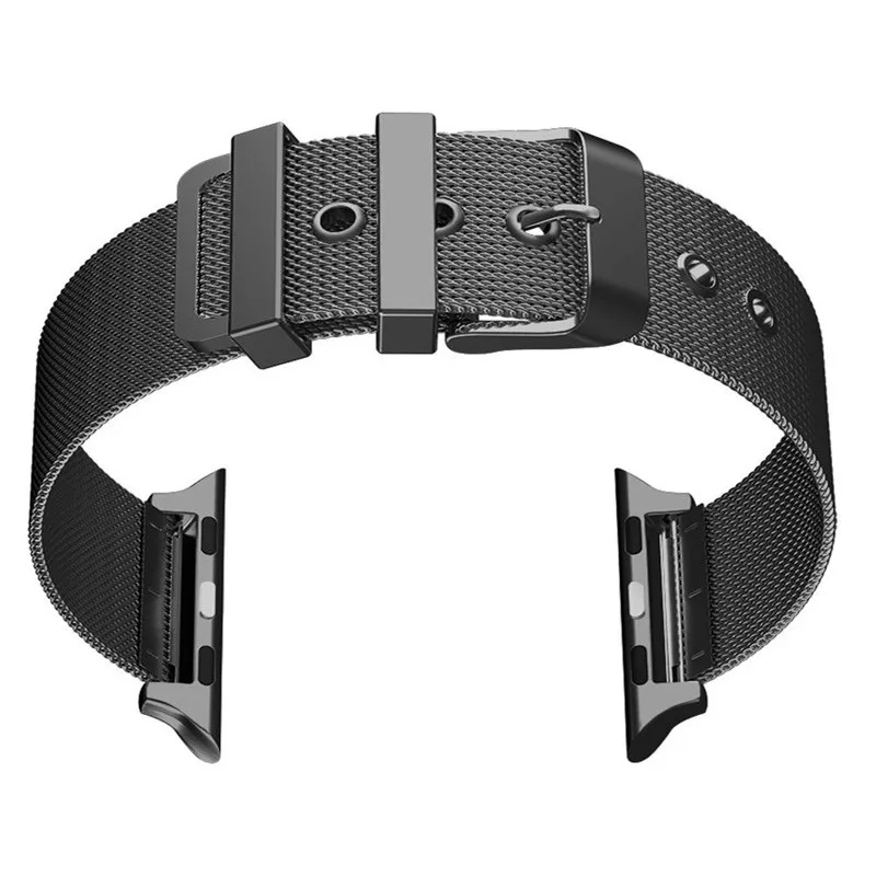 Миланская петля сетчатый браслет для Apple Watch ремешок 38 мм 42 металлическая пряжка