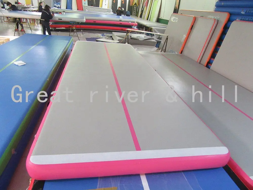 Надувной воздушный коврик для гимнастики надувной трек спортзала прыгающий 10 м x
