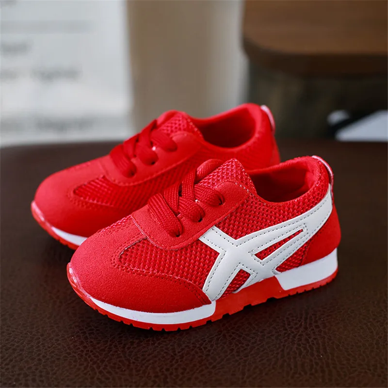 2018 Children Shoes Girls Boys Sport Antislip Soft Bottom Kids Baby Sneaker Casual Flat Sneakers Mesh Loafers | Детская одежда и