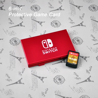 Новый металлический защитный картридж для игровых карт 6 в 1 чехол переключателя
