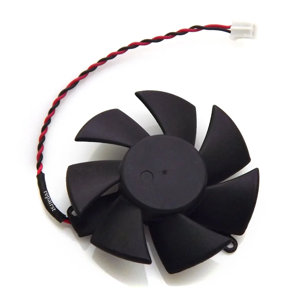 45 мм 0.1A 2pin vga кулер видеокарта вентилятор охлаждения для ELSA GLADIAC GT 430 LP 1 ГБ GD430 1GERGL