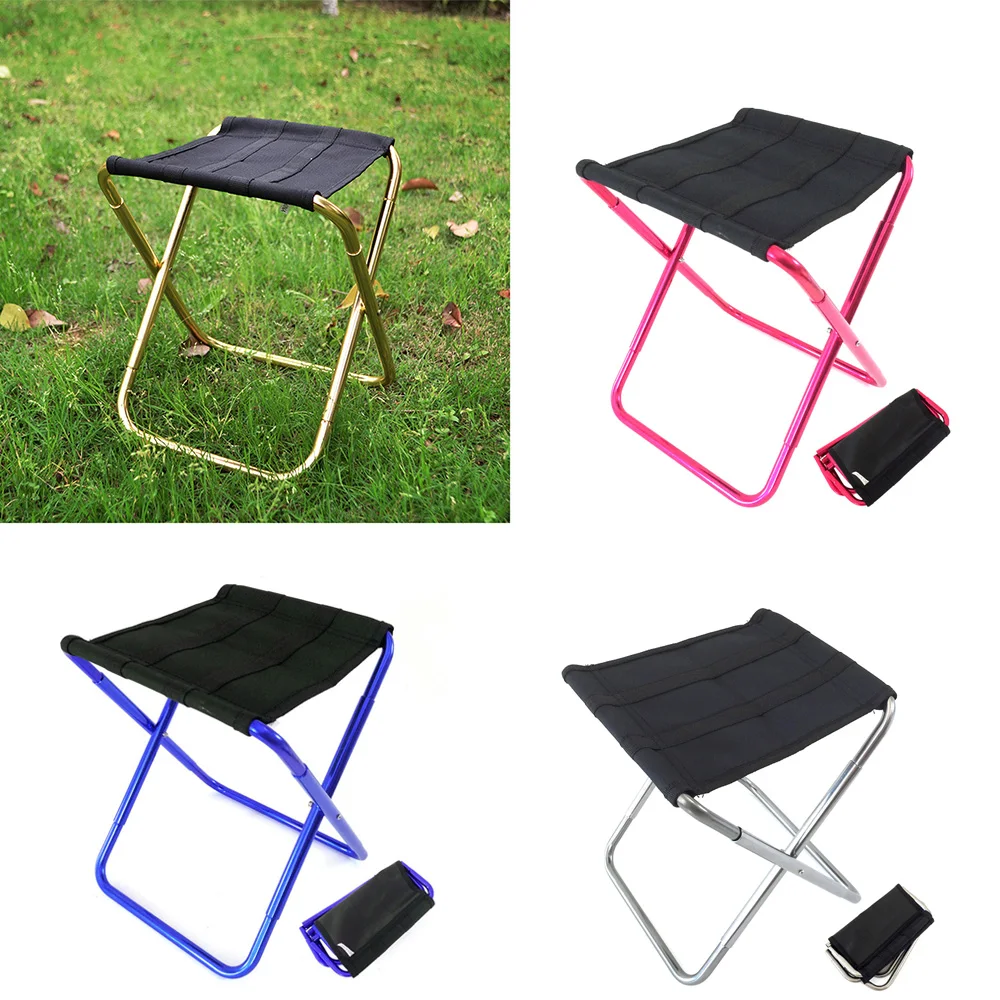 

Beach Picnic Camping Hiking Fishing Collapsible Chair Ultralight Outdoor Portable Aluminum Seat Chair