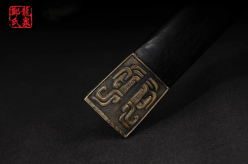 Традиционный китайский шпага настоящий Марганцевый Стальной гравированный узор