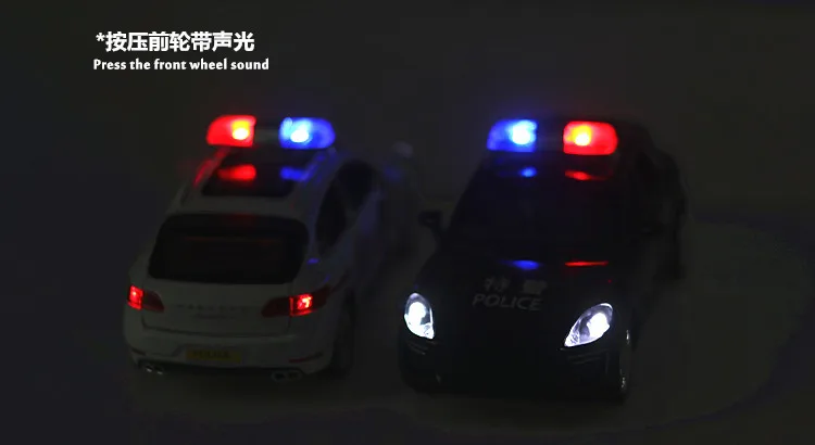 1:32 Macan полицейский пожарный автомобиль Diecasts& Toy Vehicles модель автомобиля со звуком и светильник игрушки для мальчика Детский подарок brinquedos
