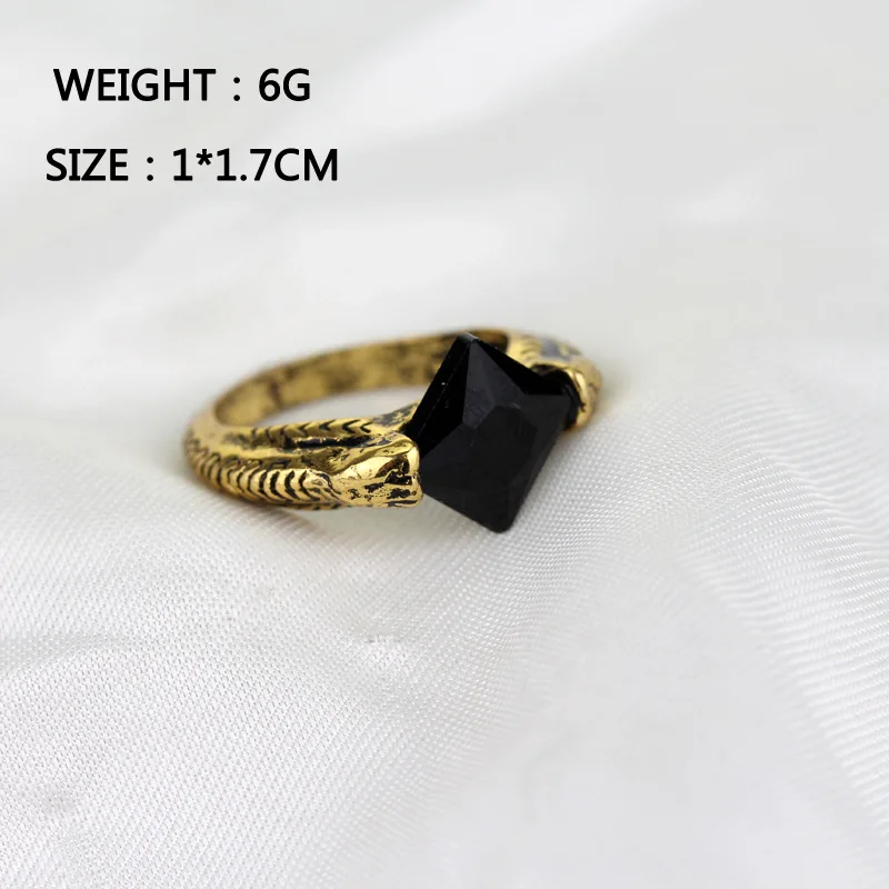 Лорд Волан де Морт Horcrux Ring Винтаж Дары смерти Дамблдора с украшением в виде