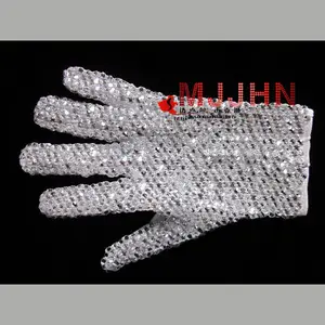  MJB2C - Michael Costume Jackson Billie Jean Gloves - Ultimate  Collection Diamond Glove - Single Sided - White (Right Hand) : Clothing,  Shoes & Jewelry