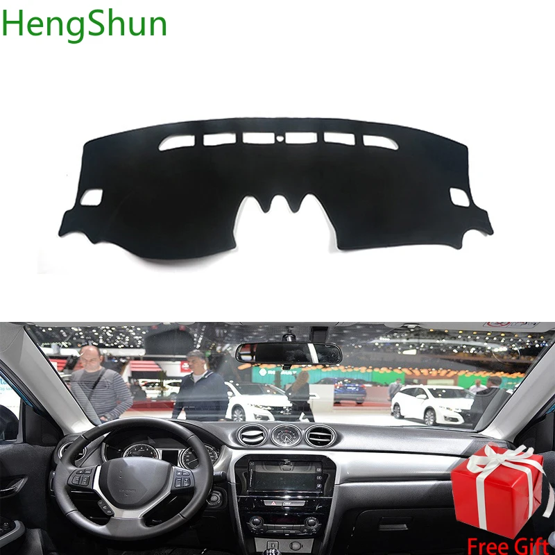 

For SUZUKI vitara 2016 2017 2018 Car Styling Dash Mat Dashmat Dashboard Sticker Cover Sun Shade Dash Board Cover Carpet