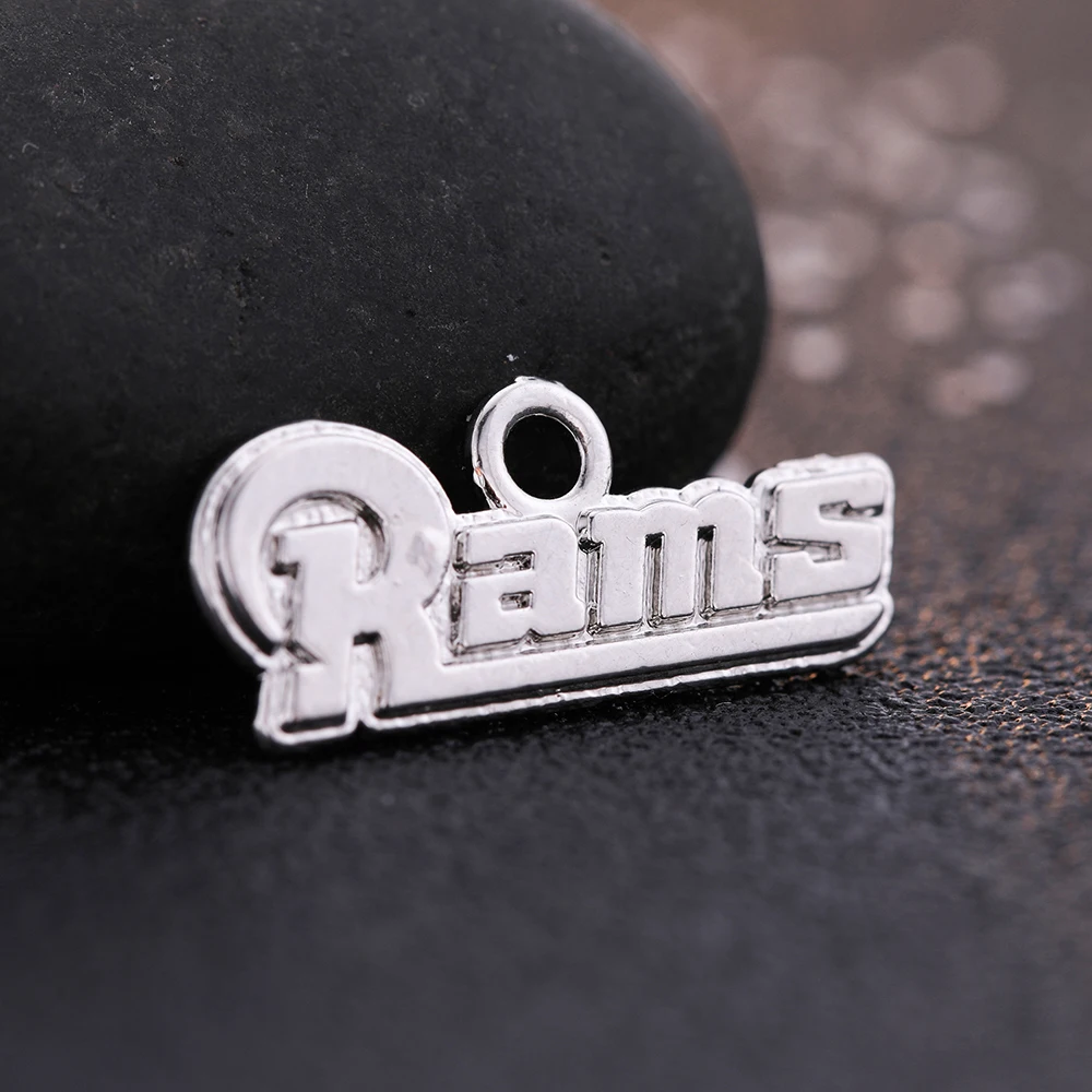 

Zinc Alloy Rams Word Letter Engraved Charm