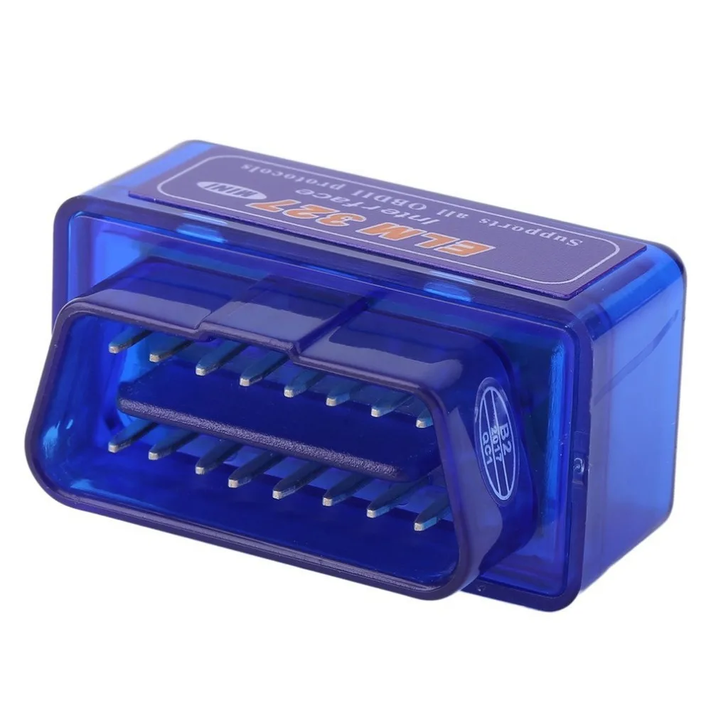 Автомобильный Мини Портативный ELM327 V2.1 OBD2 II диагностический автомобильный