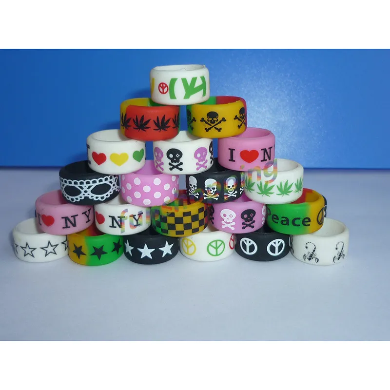 60 шт. нескользящих силиконовых колец для электронных сигарет диаметром 22 мм |