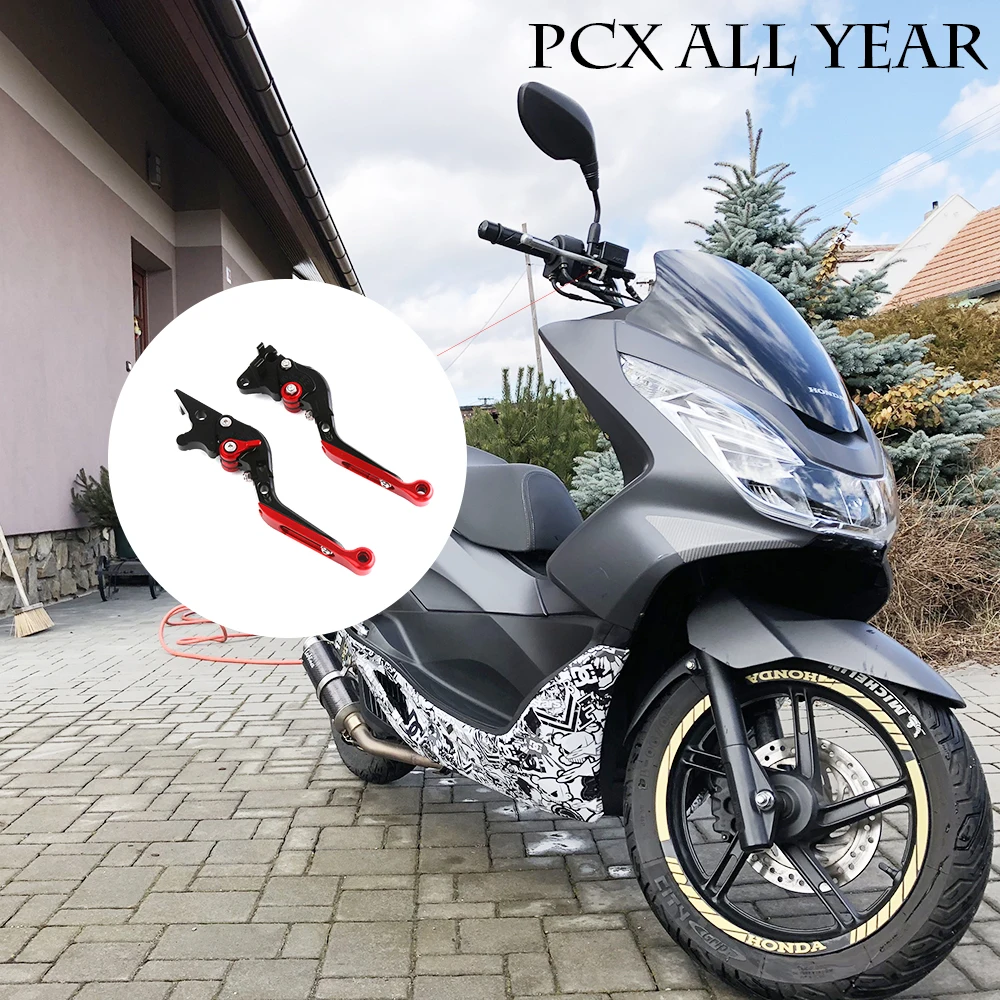 Рычаг разрыва PCX 125, регулируемые складные рычаги тормозной муфты для HONDA PCX 125 PCX125 PCX 150 PCX150 на весь год