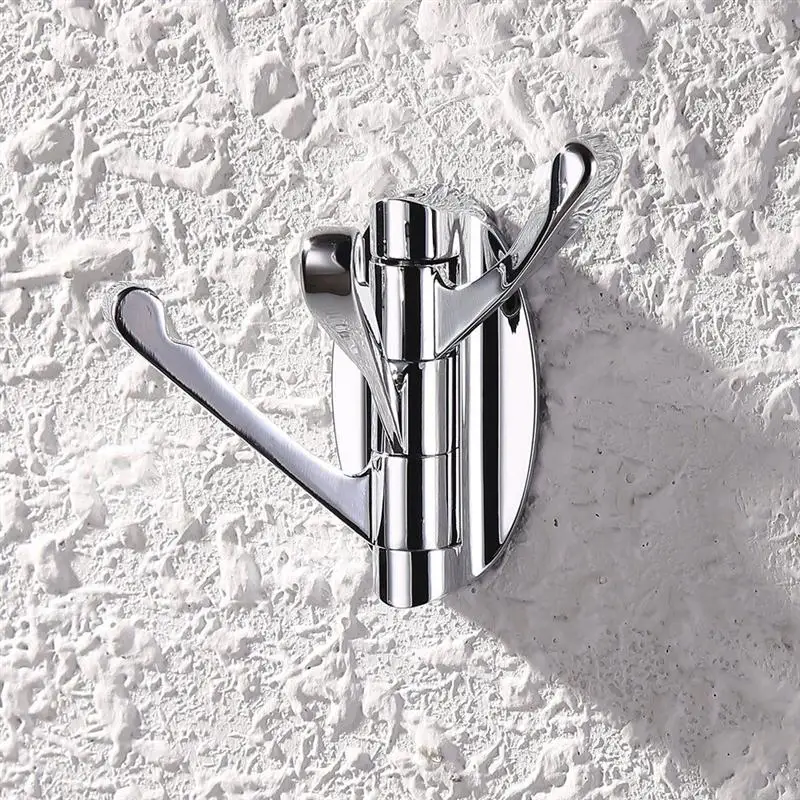 Складной крючок OUNONA с поворотом на 180 градусов настенный для пальто несколькими
