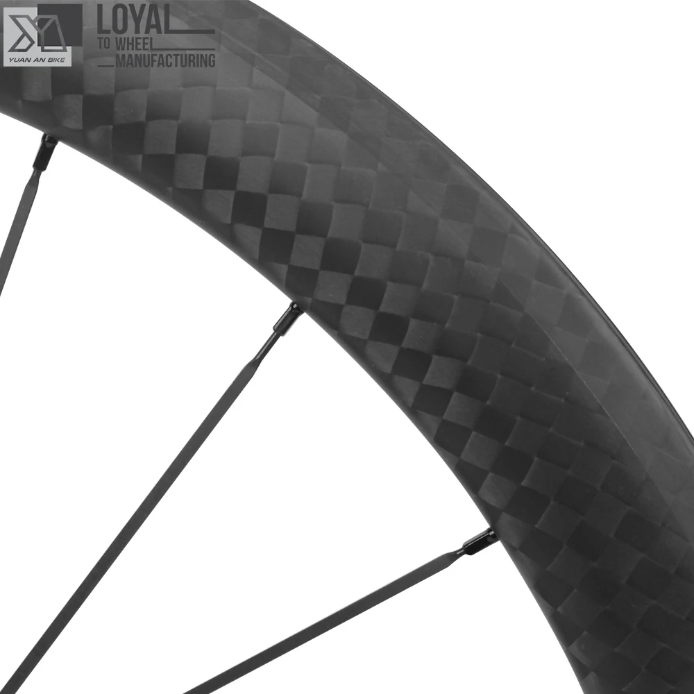 Yuan'an wheelsets 25mm width 50mm depth DT SWISS 240sHub clincher carbon road bike wheels with pillar 1432 spoke
