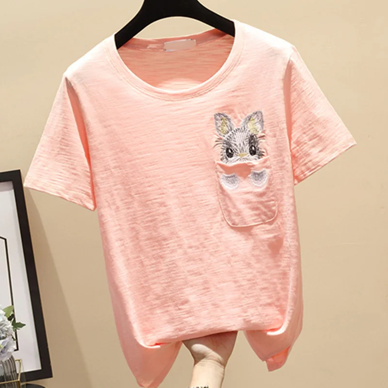 Женская одежда 2019 Harajuku Новая мода повседневные летние хлопковые топы пуловер с