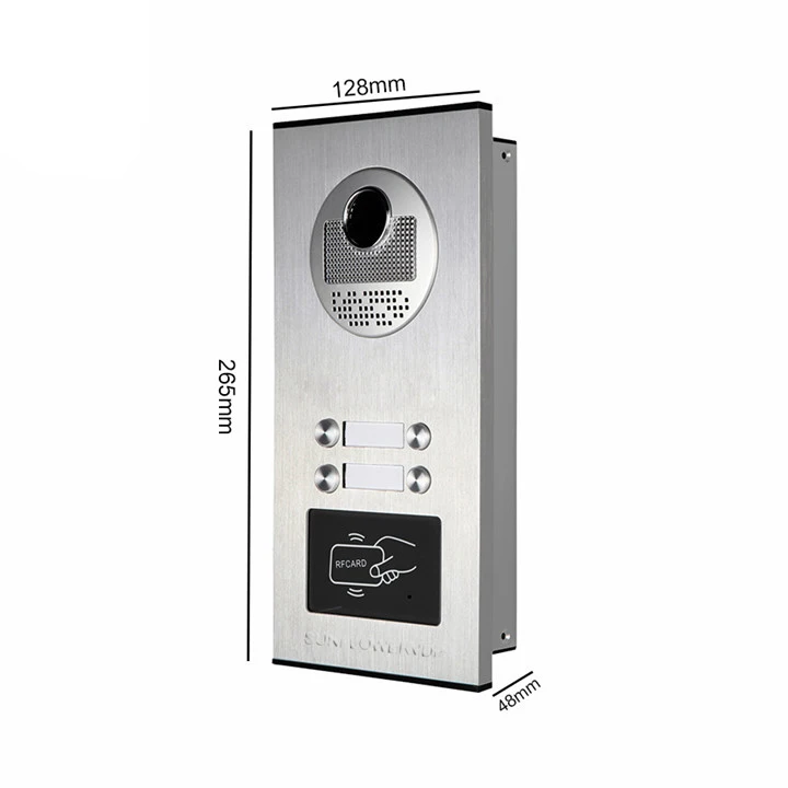 Video Intercom For The Apartment Of 4 Units 7