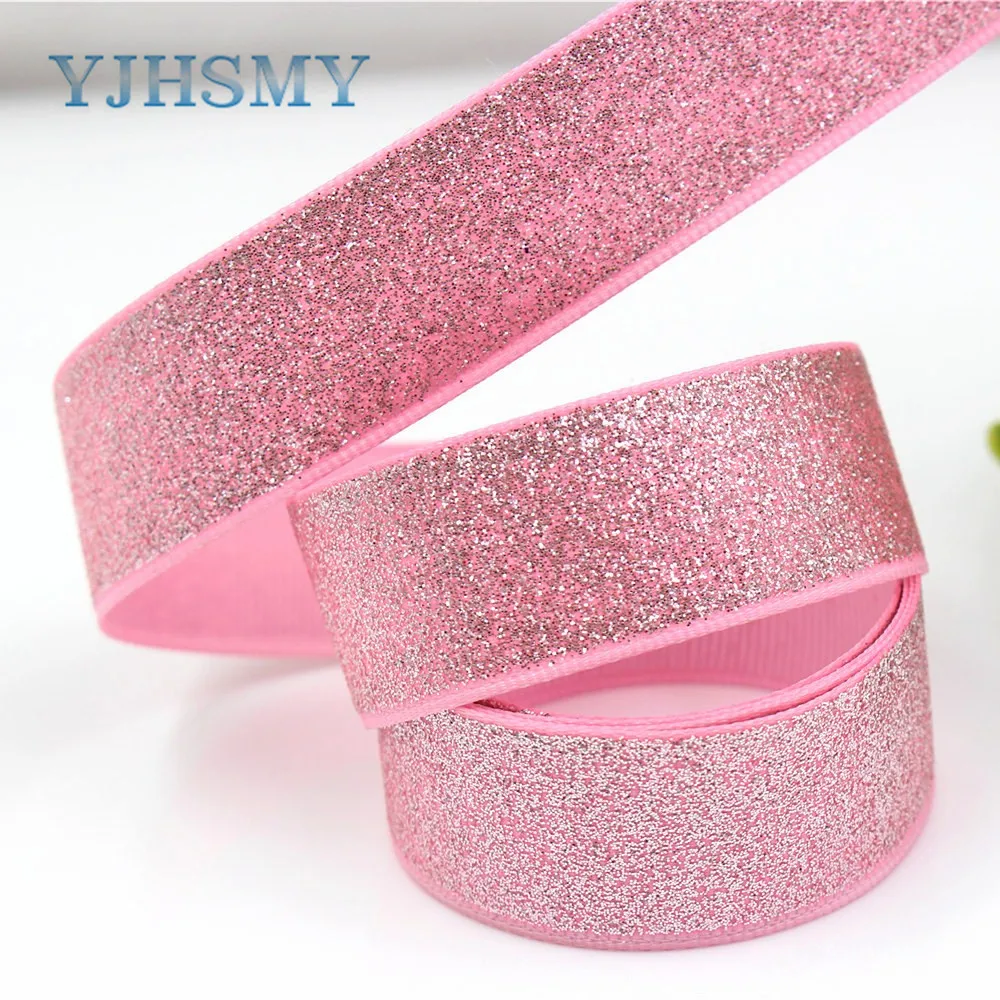 

YJHSMY G-18522-256,22 мм, 10 ярдов, блестящие ленты, термотрансферный принт, корсажные свадебные аксессуары, материалы ручной работы «сделай сам»