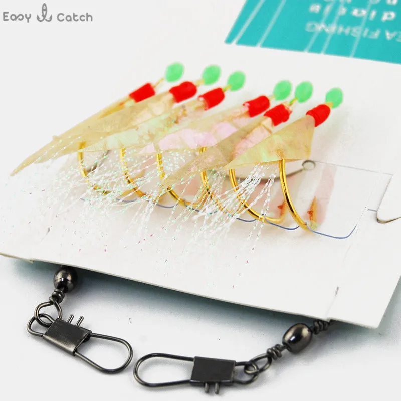 5 шт. море Рыбалка Сабики установки скумбрия настоящая рыба кожи морской рыбалка 6