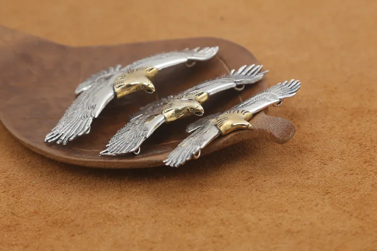 Мужская и женская подвеска в виде орла из тайского серебра 925 пробы|pendant woman|silver eagle