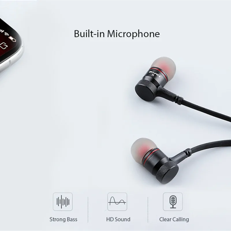 Awei G10BL стерео Bluetooth спортивные наушники с шейным ремешком беспроводные магнитные