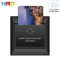 new black hotel card switch 125khz temic motel rfid contactless wall switch insert tk4100 em4200 t57 t5557 card to take power