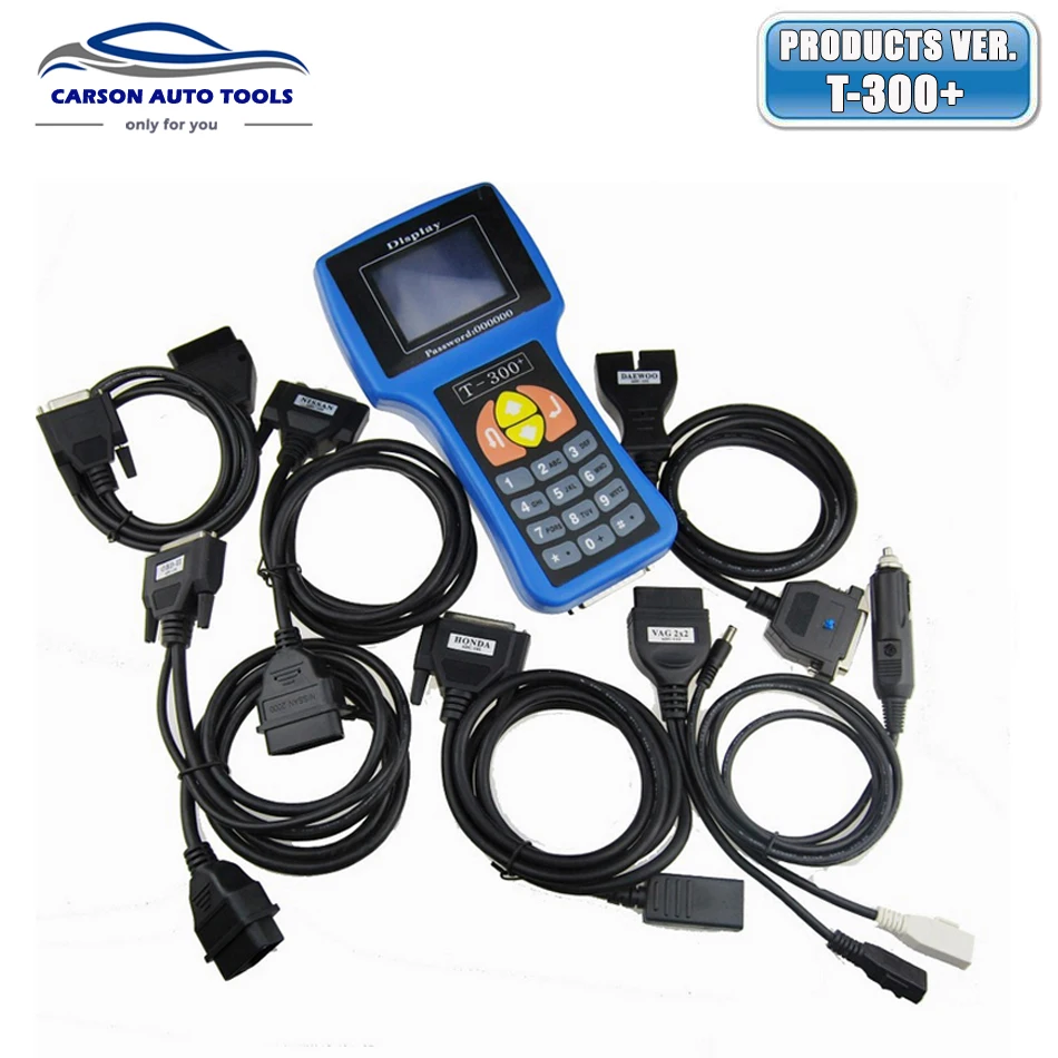 

Professional Auto Key Programmer T300 Newest V16.8 T 300 T-CODE English or Spanish Blue/Black Cars T-300 Auto Transponder