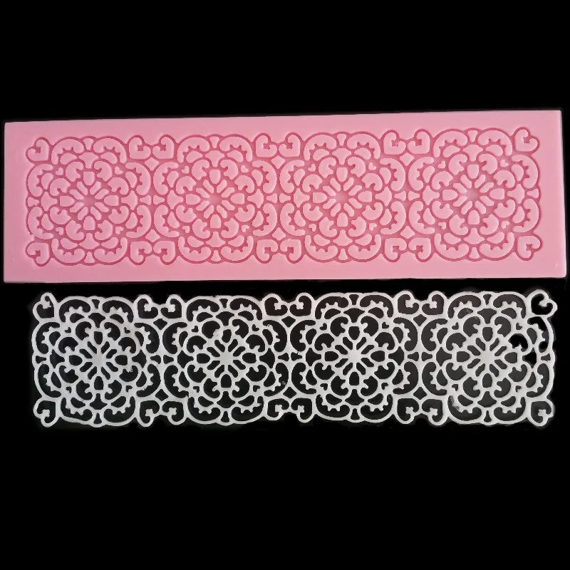 Fondant Торт Декор Кружева цветок силиконовая форма для ручной работы мыло формы DIY