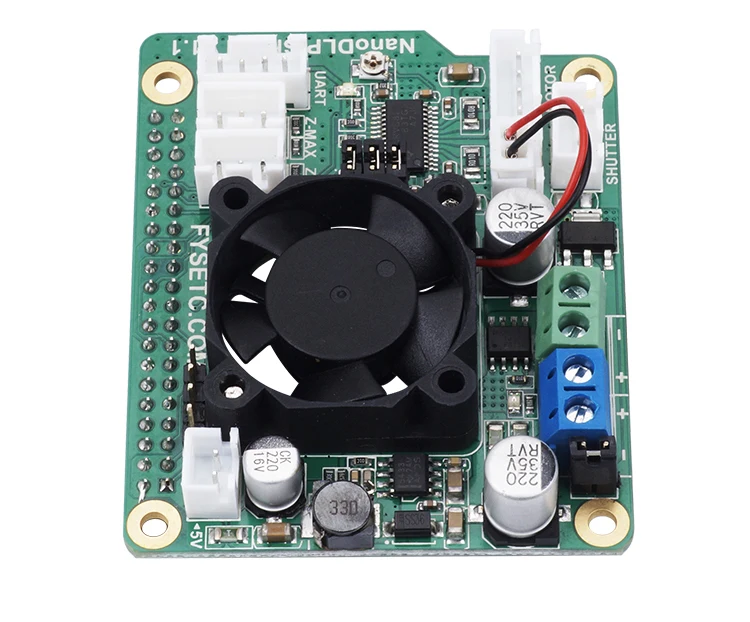 Плата расширения NannoDLPShield V1.1 для 3D принтера Raspberry Pi 3B с защитой от УФ излучения и