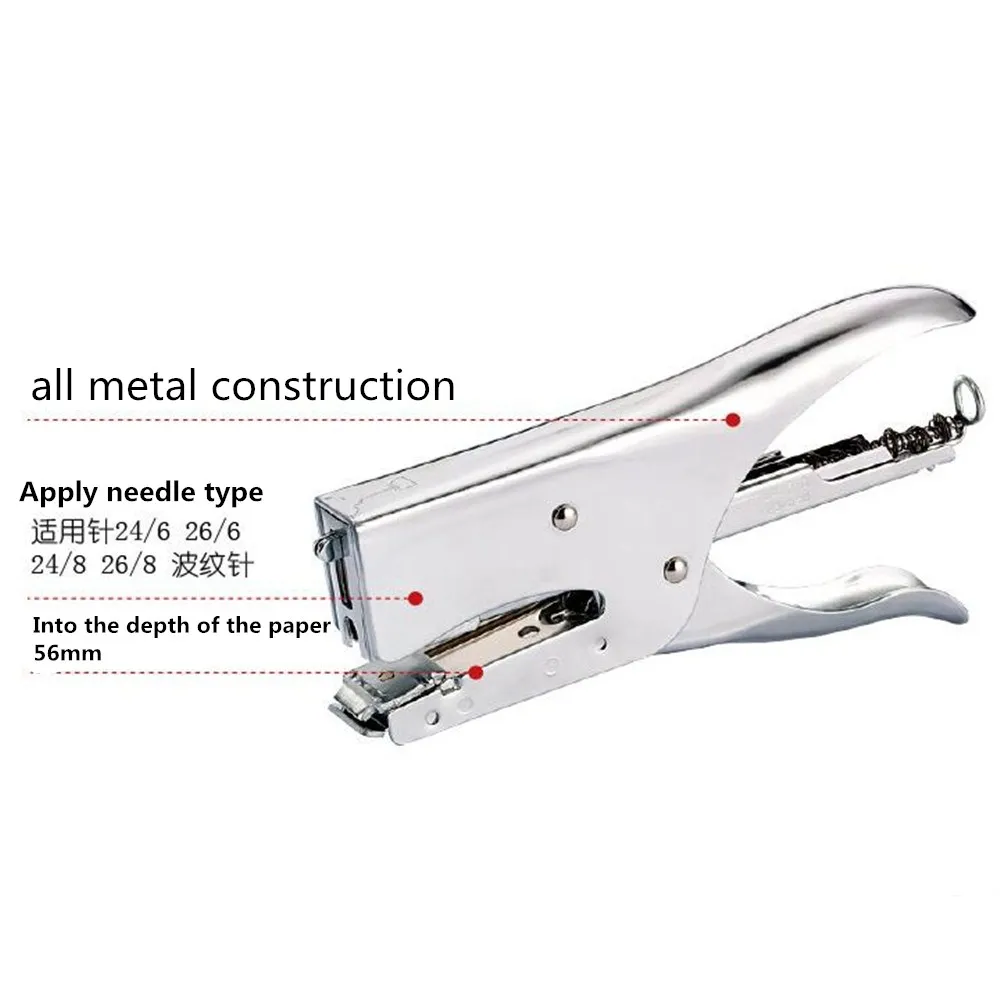 Плоскогубцы металлический ручной степлер 40 листов экономичный мини