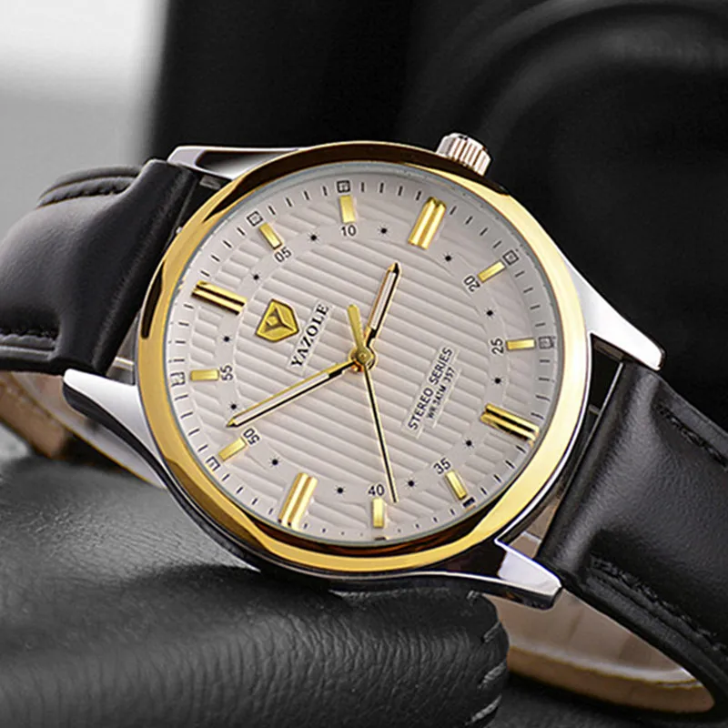 Деловые мужские часы классические светящиеся Роскошные брендовые элегантные