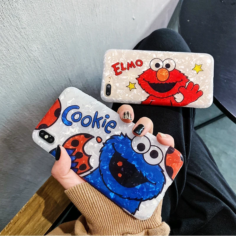 YHBBCASES мультяшный милый чехол для телефона с изображением печенья Elmo huawei P20 Pro P10 Plus
