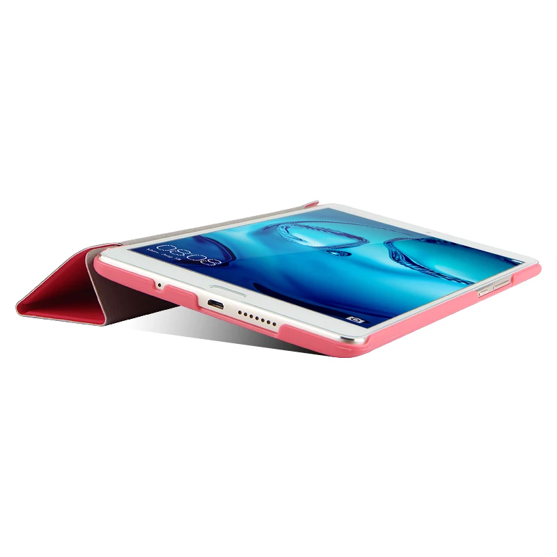 Тонкий чехол-книжка из искусственной кожи с подставкой чехол для Huawei MediaPad M3
