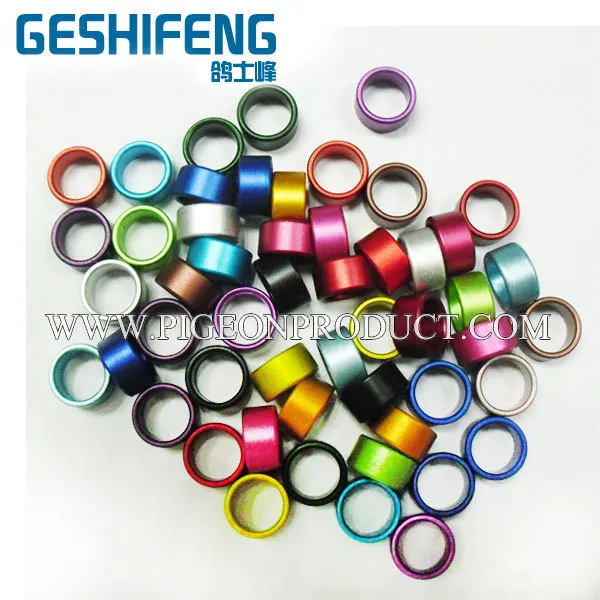 100 шт. 3 мм кольцо для птиц Канарские полосы Алюминий с печатными лентами|ring canary|bird