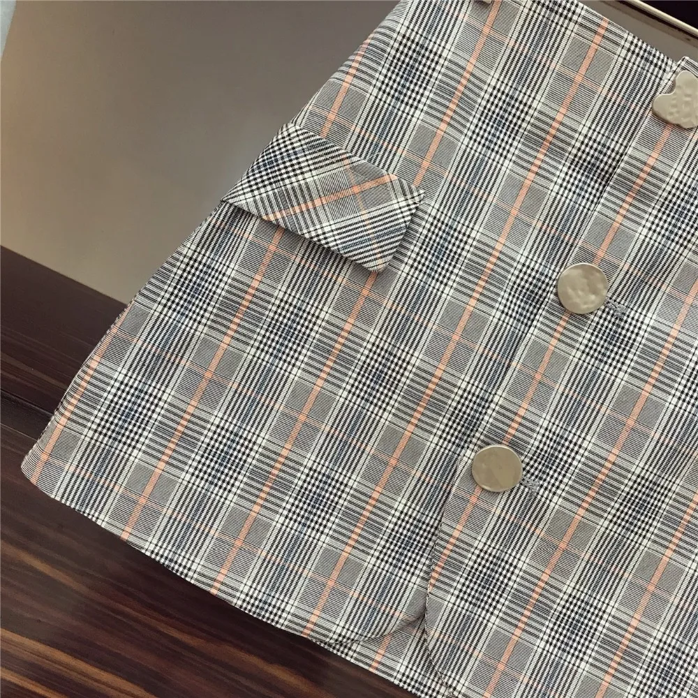 2019 Весна Для женщин нагрудные с длинным рукавом рубашка + Высокая Талия посылка