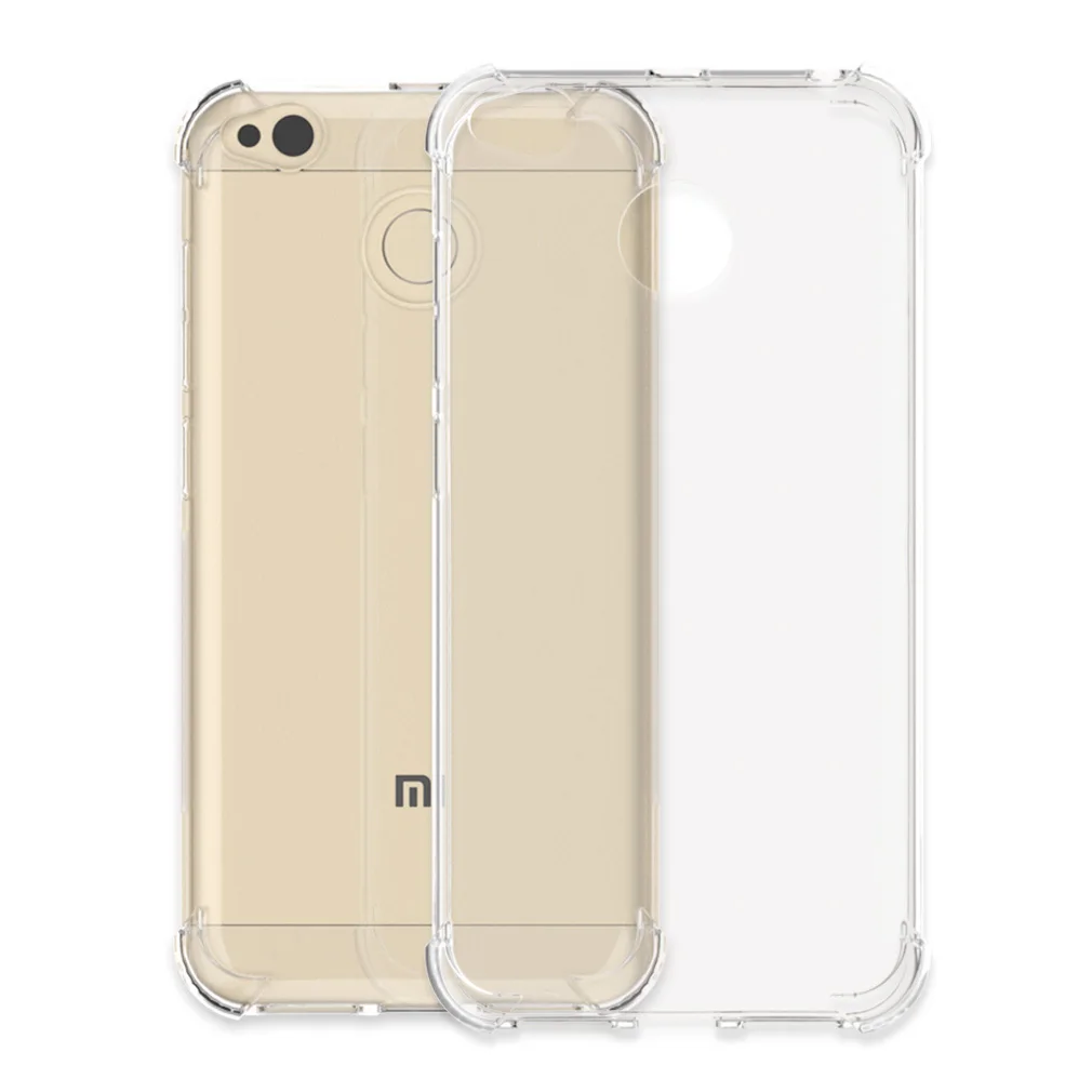 Силиконовый чехол для Xiaomi Redmi 4X 4X5 плюс TPU мягкий противоударный задняя Прозрачный