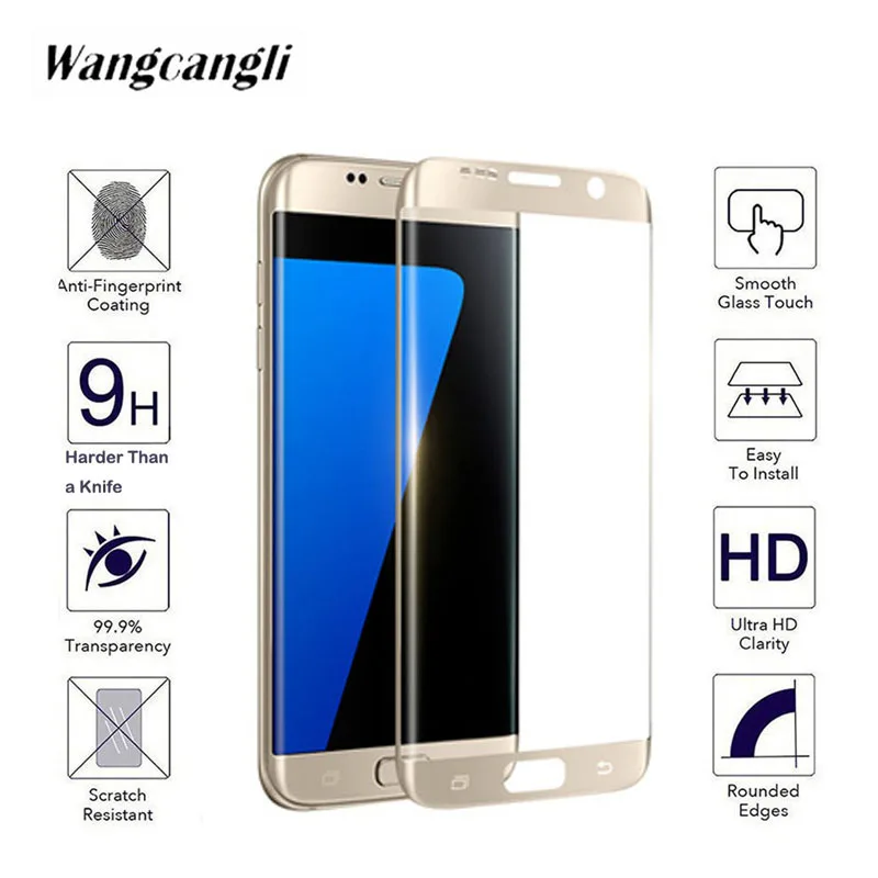 3D HD защитное закаленное стекло для Samsung S7 S7edge Защита экрана smasung прозрачная