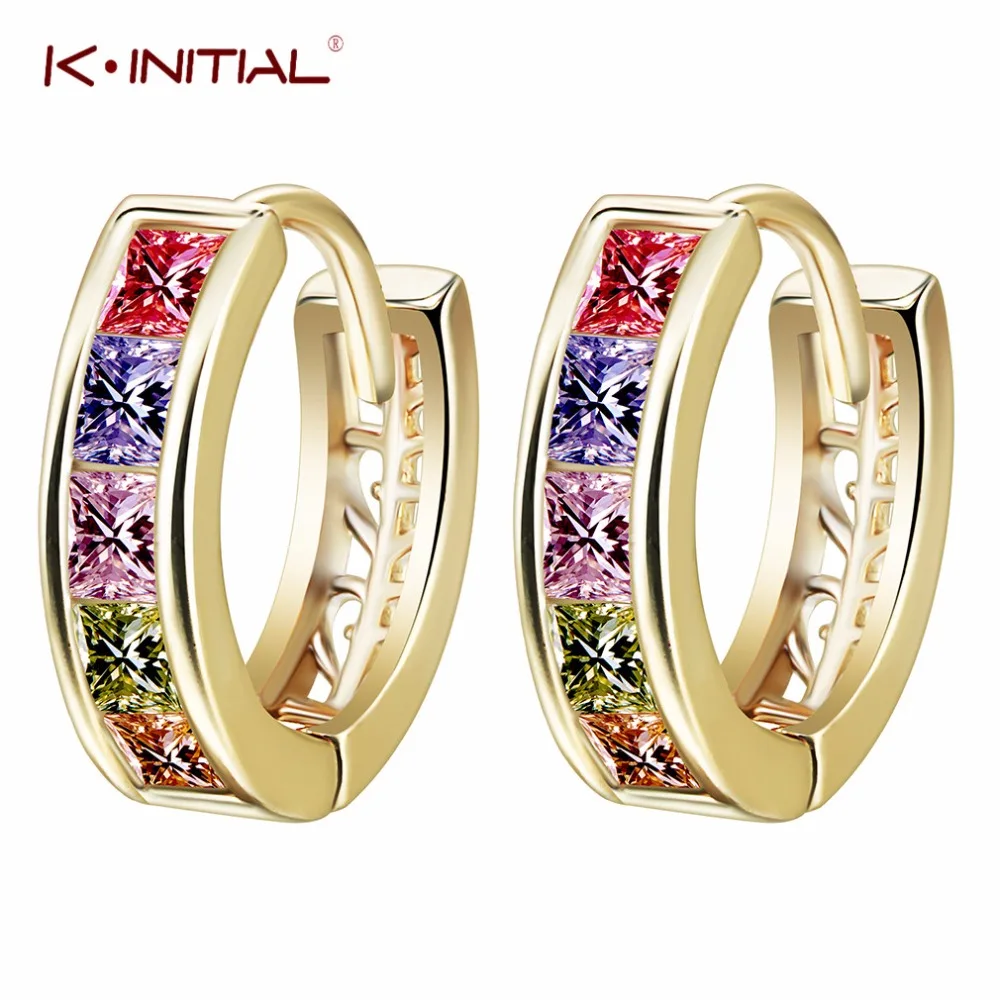 Kinitial 1 пара американских и европейских цвета: золотистый серебристый с