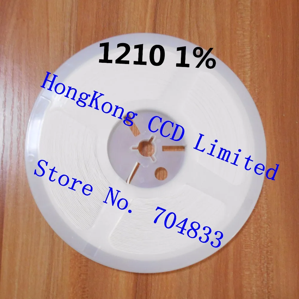 Резистор 5000 шт./лот 1210 1% SMD 0.01R 0.091R 0.1R 0.91R 0R 1R 9.76R 10R 10M резистор в катушке