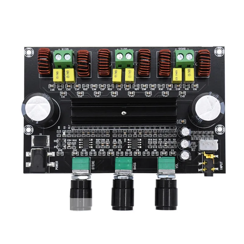 

XH-M573 TPA3116D2 80W+80W+100W 2.1 Channel TPA3116 digital Power Amplifier Board Bass Subwoofer hifi amplifiers