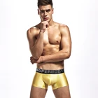 Блестящие боксеры бренд SUPERBODY для мужчин, нижнее белье, сексуальные мужские трусы с заниженной талией, гладкие боксеры, шорты, плавки, нижнее белье, боксеры, Лидер продаж