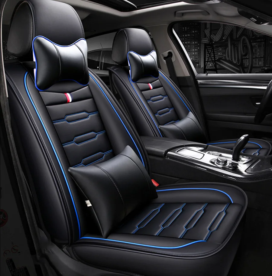 Высококачественные автомобильные чехлы из искусственной кожи для Ford mondeo Focus 2 3 kuga Fiesta Edge Explorer fiesta fusion автомобильные аксессуары
