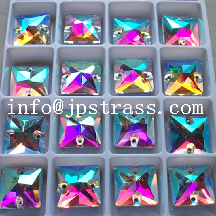 Квадратная вышивка кристаллом ab стеклянный камень Необычный блестящий