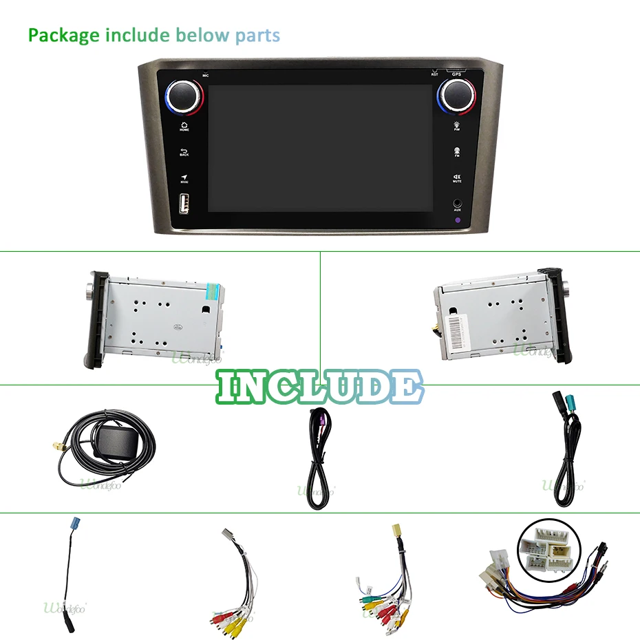 DSP ips Android 9,0 64G мультимедийное радио для Toyota Avensis T25 2002-2008 gps Навигация стерео аудио 4G 32G 8CORE без DVD плеера