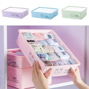 

Fashion 3pcs/set Underwear containing box socks,underwear,bra storage box 31.5*23.5*24cm free shipping