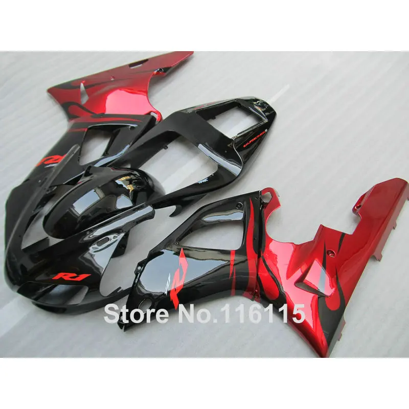 MOTOMARTS полный инжектор Высокое качество Пластиковые обтекатели Набор для YAMAHA R1 1998