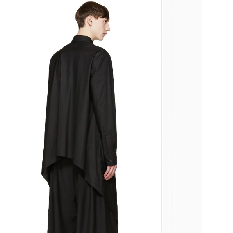 S ~ 5XL новая мужская одежда размера плюс GD средней длины с длинными рукавами