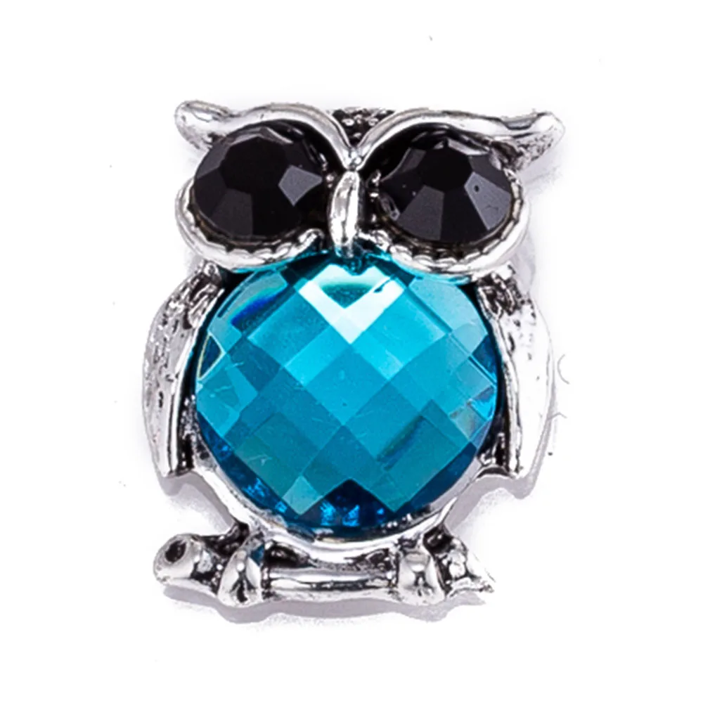 Новые металлические застежки с совой ювелирные изделия 18 мм пуговицы женские